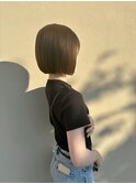 ショートカット丸みショート耳掛けひし形小顔ハンサムショート