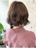 -ふわふわボブ大人ボブパーマゆるふわパーマニュアンスパーマ1