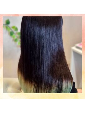 ミマインズ(MeMines) シースルーバング暖色系カラーミディアムi西阿知20代30代40代