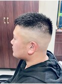 【20代 男性】ロンドンクロップフェード（大宮/バーバー）