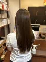 サプリス(suplis hair design) 髪質改善×艶ストレートロングスタイル