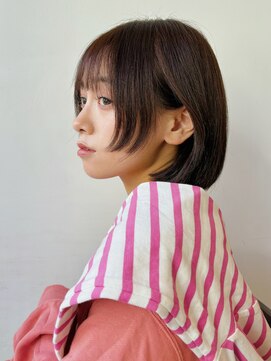 ガーデン 銀座(GARDEN) ボブ レイヤー 顔まわり 顔まわりレイヤー 顔まわりカット 前髪