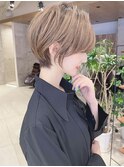 ショートボブ髪型20代30代40代50代前髪あり前髪無し丸顔表参道