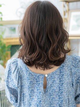 カバーヘア ブリス 川口(COVER HAIR bliss) ■グレーベージュ小顔ウルフエアリーロング314川口20代30代40代