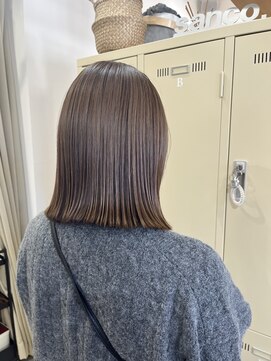 サンコ(sanco.) 似合わせカット+透明感カラー