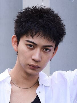 レタッチバイフィフス(RETOUCH by fifth) 原宿スパイキーショートツイストスパイラルパーマメンズ刈り上げ