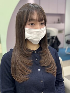 アール 横浜(R) 【MOMO】レイヤーカット/ハッシュカット/ロングレイヤー/韓国