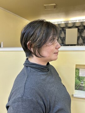 ヘアーデザイン モモ(Hair Design MoMO) スタイリング簡単！2way大人丸みショートヘア