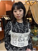 レイヤースタイル顔まわりステップカット髪質改善トリートメント