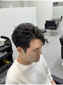 スパイラルパーマハーフバック