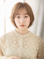 カバーヘア ブリス 志木南口駅前店(COVER HAIR bliss)&nbsp;ミルクティーブラウン/レイヤーボブ/ハッシュカットショートe