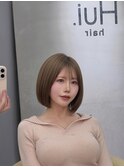 癖毛でもまとまる柔らか艶ボブ｜ナチュラル酸性ストレート