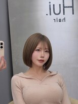 フイ 梅田(Hui.)&nbsp;癖毛でもまとまる柔らか艶ボブ｜ナチュラル酸性ストレート