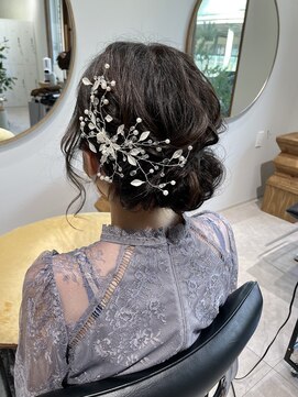 ハープット 府中けやき並木店(HearPut) 結婚式/二次会/シニヨン/卒業式/大人ヘア/暗めカラー/iNOAカラー