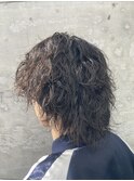 波巻きパーマ＃ウルフパーマ