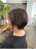 【江幡担当】オリーブベージュ×ショート