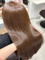 アウラ 近鉄八尾駅前店(Aura)&nbsp;艶カラー×髪質改善UPTOGLOSS   近鉄八尾