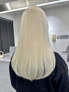 ルーブ トウキョウ(Loob. TOKYO) ハイトーンカラーミルクティーピンクベージュレイヤーカット韓国