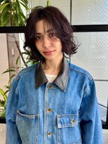 バランス 原宿 表参道(balance)&nbsp;マロンブラウン×ウェーブボブ