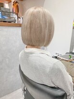 ミラ 新宿(MILA)&nbsp;ホワイトカラー/ハイトーンカラー/ボブ/髪質改善/縮毛矯正/