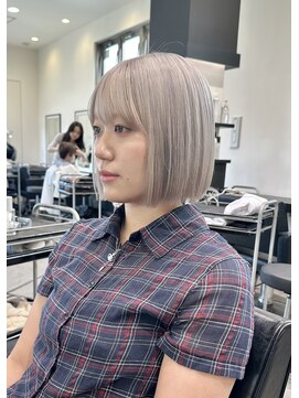 アパカバール 鳳店(Apa kabar) ハイトーン＊ホワイトグレージュカラー