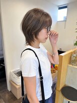 ハイク(HYKE)&nbsp;大人ショートウルフ×柔らかブラウン