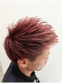 M.O.D【モッズ】 メンズツーブロレッドアッシュ