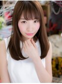 *bliss大宮*斜めバングで小顔ヌーディストレートa