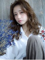 ゆるふわウェーブ　ヘアカラー　【池袋】