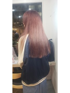 ヘアーワークス ヘルム 渋谷店(HAIR WORKS HELM) [HELM渋谷]　ハイトーンピンク