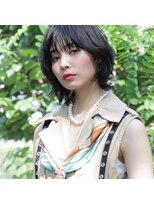 アニータバイガネイシャ(Aujua anita by ganesha) 横顔美人に*丸みショート×フォギーアッシュ♪