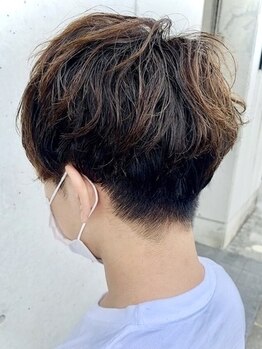 《似合わせカット\3850》男性からの支持率も高い【Belonica】のカットでセットいらずの簡単ヘアにチェンジ!