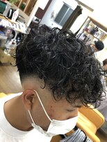 ルショージ(Le,shoji)&nbsp;フェードカット＋スパイラルパーマ