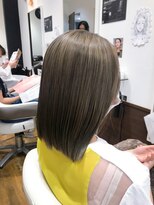 ヘアーサロンデフォーエバー(hairsalon de Forever) ワンレンミディアム●ブリーチ1-2回ダークブロンド