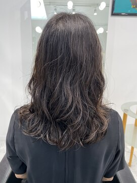 六本木美容室 白金店 ウェーブパーマ