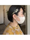 【hair＆healing  Luonto】金箔ボブアレンジ