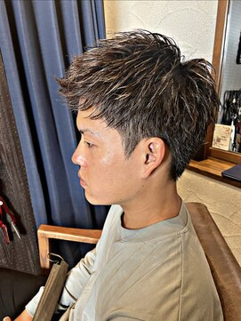 バサラ(basara) アップバングツーブロックメンズ