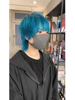 サンド 鹿児島中央(sand)&nbsp;黒髪/グレーベージュ/レイヤーロング/前髪パーマ[鹿児島駅]