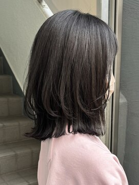 ローレンジウ(LOREN JU) 透明感髪質改善ベージュダブルカラーミルクティーグレージュ