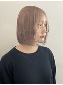 ショートカットタッセルボブミディアムボブ長めボブダブルカラー