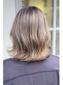 柔らかミルクティーカラー＆韓国風ひし形レイヤー[川越]