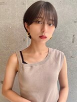 アッシュ 笹塚店(Ash)&nbsp;ミニウルフ/くすみブルー/イヤリングカラー/韓国ヘア[U24/笹塚]