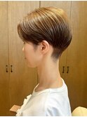 女子でも刈り上げ！
