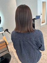 モアナ バイ ラナ 甚目寺店(MoanA BY LANA)&nbsp;デザインカラー/レイヤーカット/ウェットヘア/オリーブベージュ