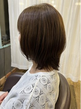 シュエット 美容室(CHOUETTE)の写真/【高知市/北金田】女性Stylistによるマンツーマン施術なので髪のお悩みも気軽にご相談いただけます♪