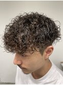 メンズマッシュ波巻きスパイラルパーマメンズパーマ