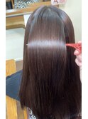 【乾かすだけでツヤサラ】髪質改善ストレート