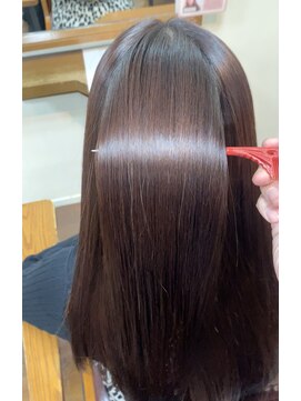 ティーシースペース 元住吉店(T.C.SPACE) 【乾かすだけでツヤサラ】髪質改善ストレート