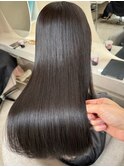 黒髪ボブルフネビージュ小顔ワンレン