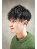 【メンズ】デザインカット+パーマ　￥13500